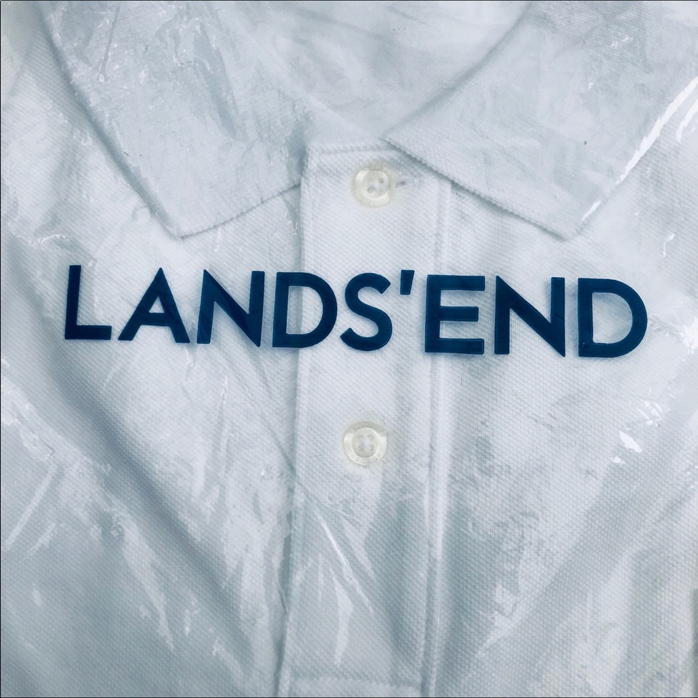 Lands End Traditional Fit Polo Shirt Men’s XXL - Picture 3 of 8